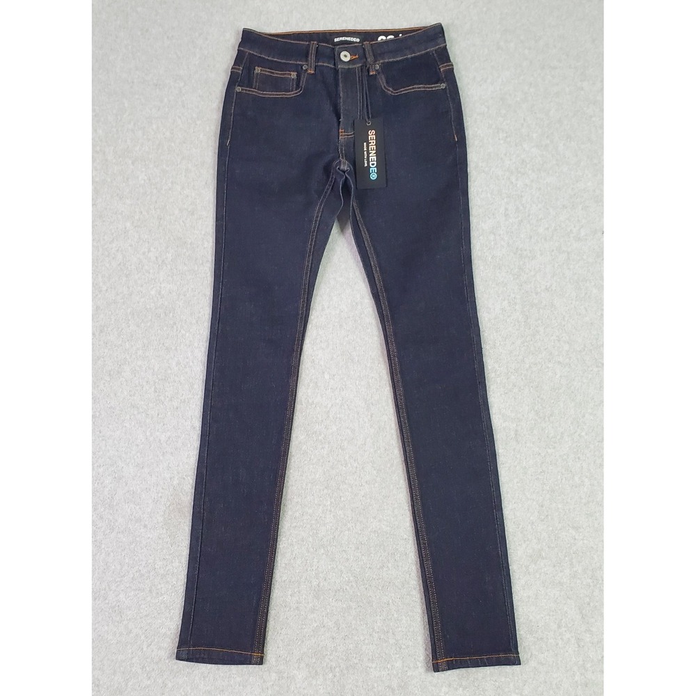 Serenede Yoru Jeans Men's Size 28x32 Blue Dark Wash Slim Stretch Fitted Denim